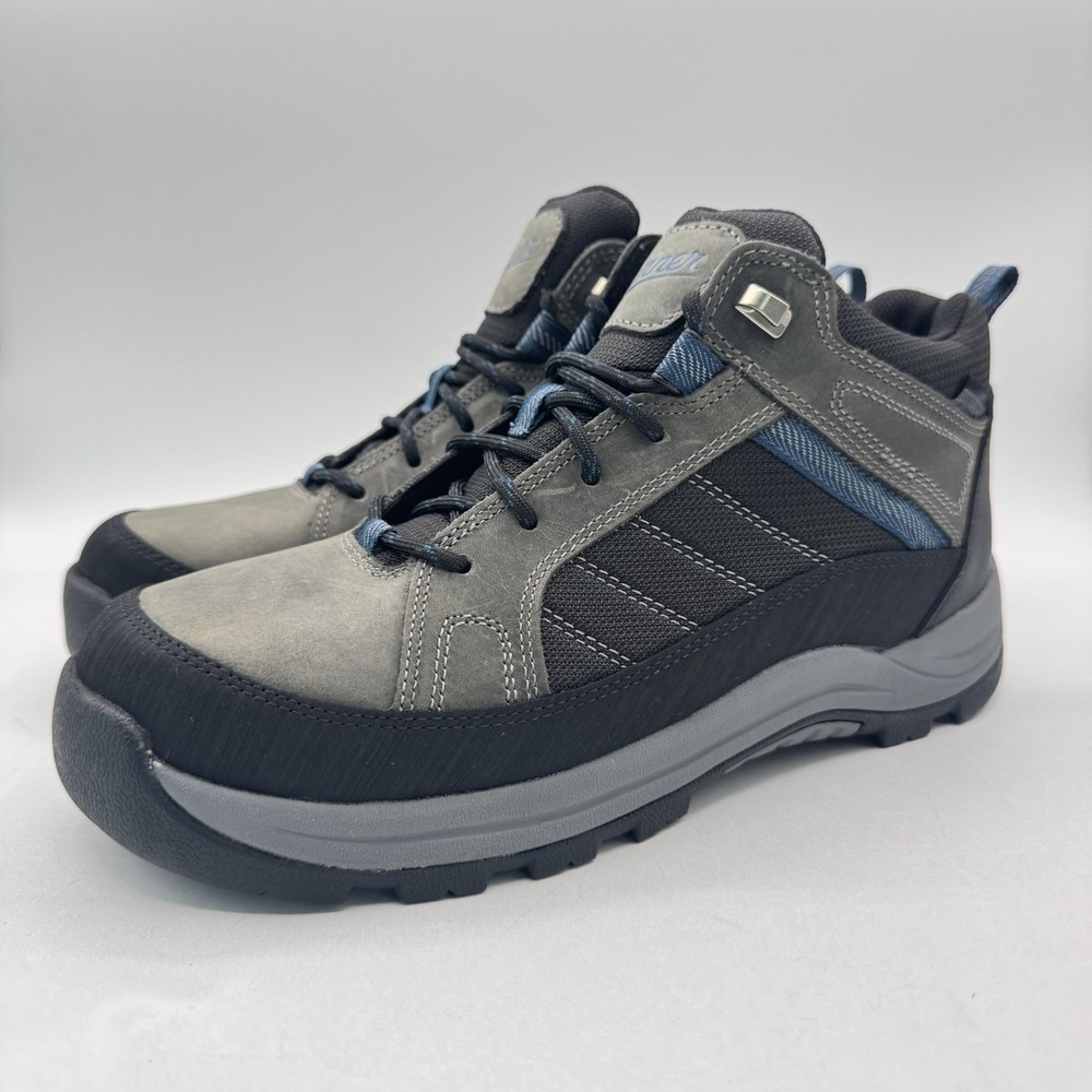 Danner Riverside 4.5" Boots Men's Size 9 D Gray Waterproof Leather Steel Toe